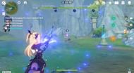 Use Fischl's Charged Attack to activate Pursina's Spike (Image via Genshin Impact)
